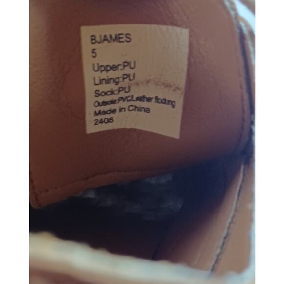 Steve Madden Shoes Loafers Lace up Men's Size 5 Women's 8 Brown Laser Cut Design - Picture 7 of 8